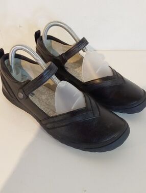 JBU| Womens Black Mary Jane Comfort Shoes Raven Preppy Office Careerwear Sz.8